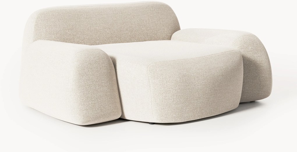 Poltrona XL em bouclé Wolke