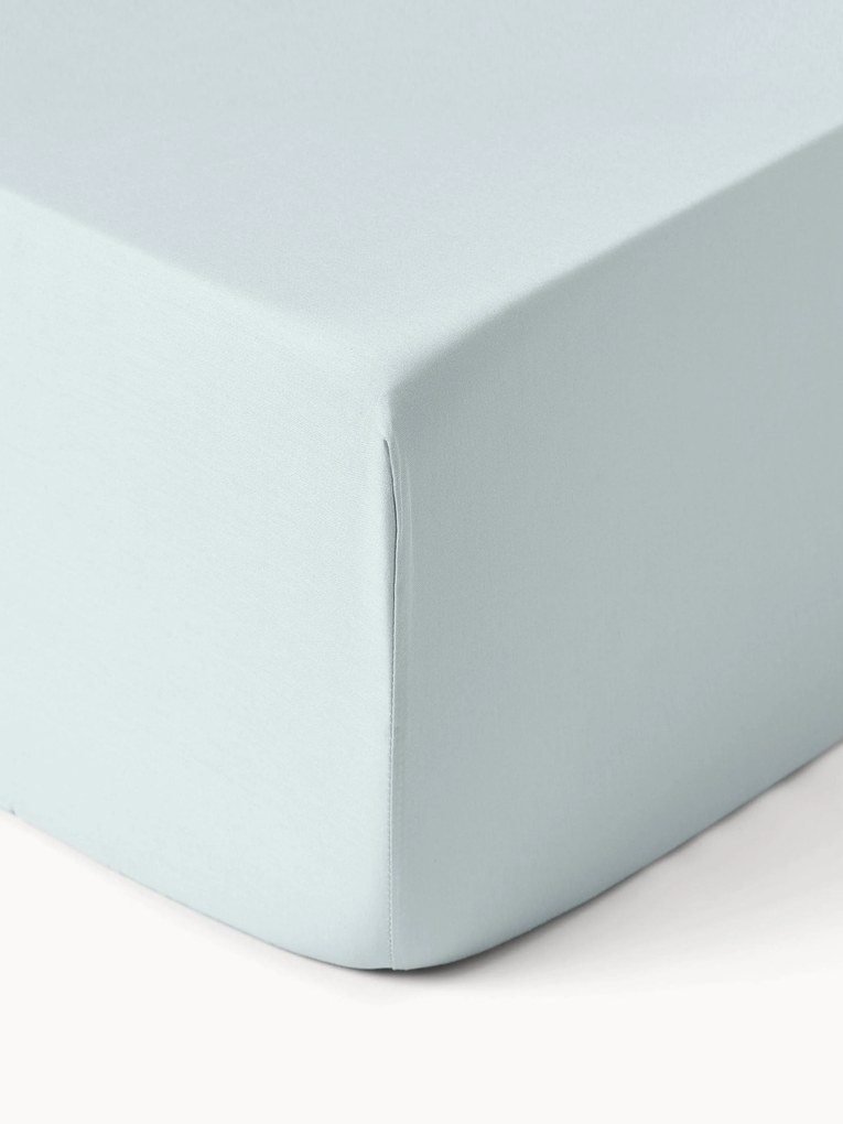 Lençol com elástico em cetim de algodão para boxspring Comfort