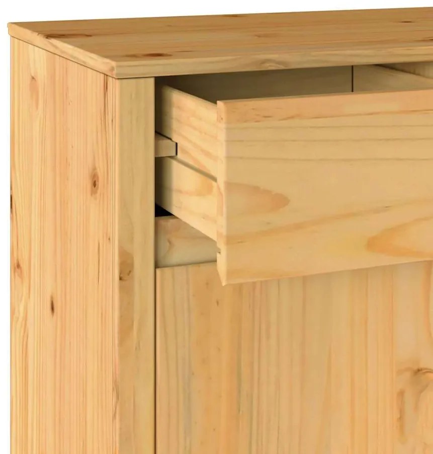 Sideboard vidaXL "DRAMMEN" 79x43x75,5 cm Madeira Sólida de Pinheiro