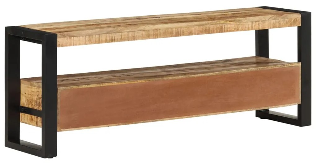 Móvel de TV 120x30x45 cm madeira de mangueira maciça