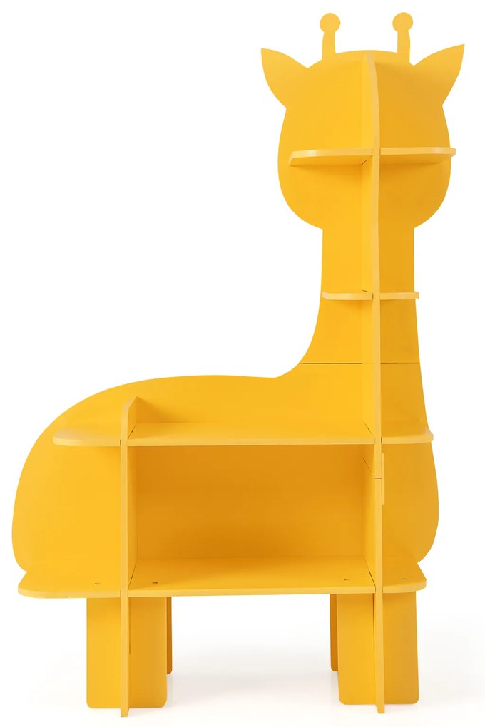 Organizador de brinquedos de estante infantil com prateleiras abertas - Unicórnio