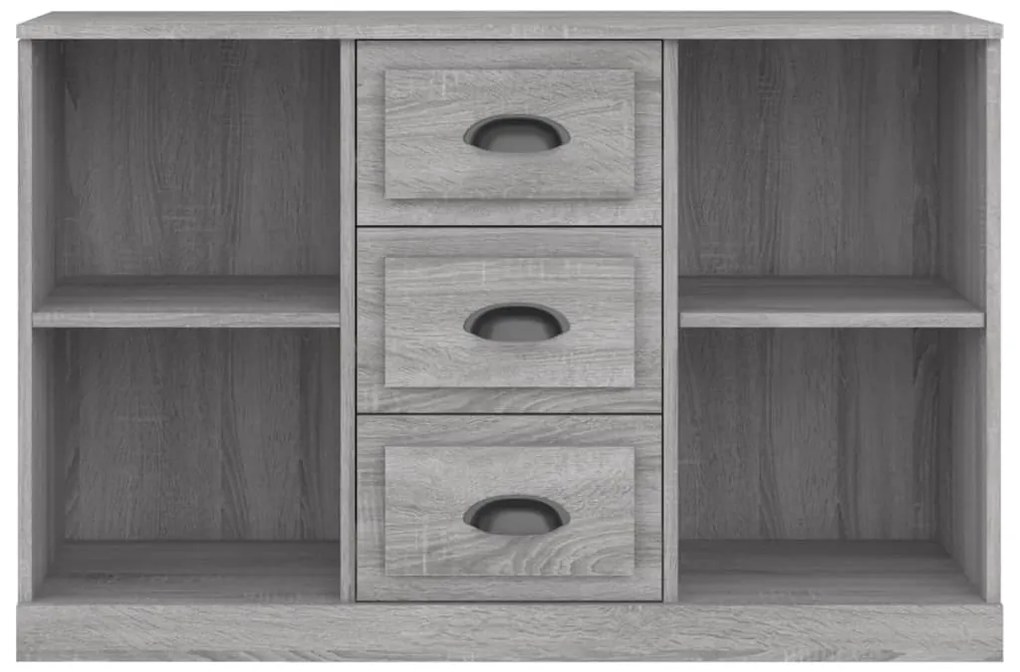 Aparador 104,5x35,5x67,5cm derivados de madeira cinzento sonoma