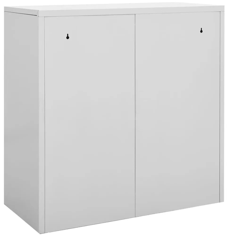 Cacifo 90x45x92,5 cm aço cinzento-claro