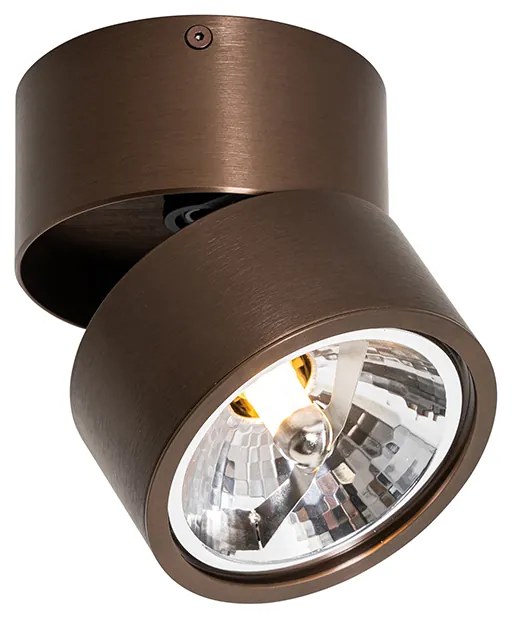Foco moderno bronze escuro redondo ajustável - Go Nine Design