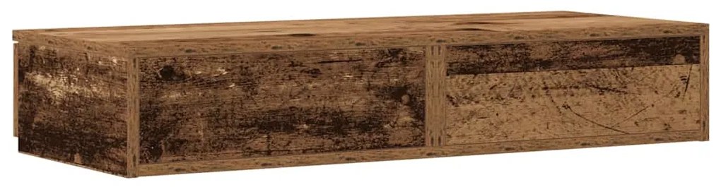 Caixas de Cama vidaXL Madeira Velha 90x36,5x16,5 cm Madeira de Engenha