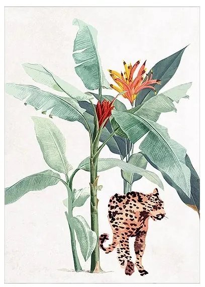 Pintura Leopard (125 x 85 x 4 cm)