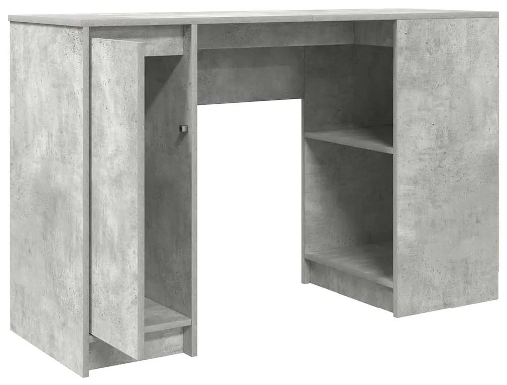 Secretária 120x42x76 cm derivados de madeira cinza cimento
