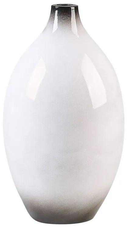 Vaso decorativo 36 cm branco BAEZA Beliani
