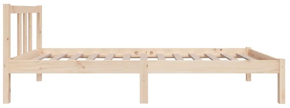 Estrutura cama pequena solteiro 75x190 cm madeira maciça