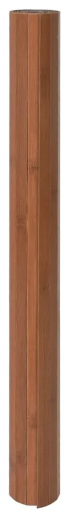 Tapete retangular 70x500 cm bambu castanho