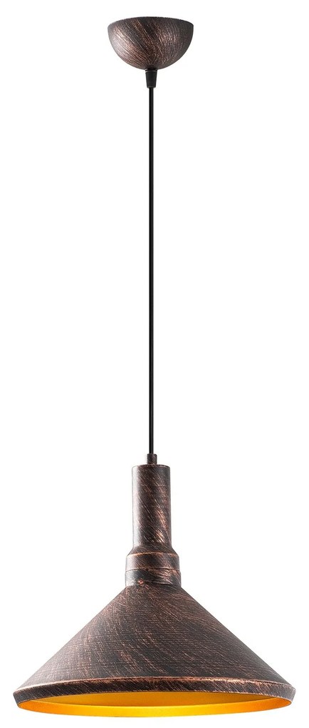 Candeeiro Chandelier Dodo – Cobre – 36 x 36 cm