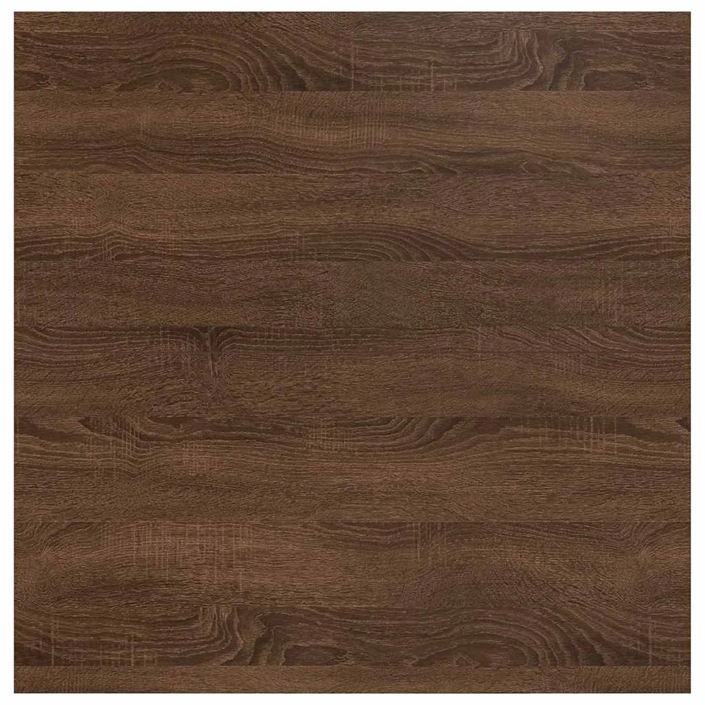Mesa de centro com gavetas 100x100x40 cm carvalho castanho