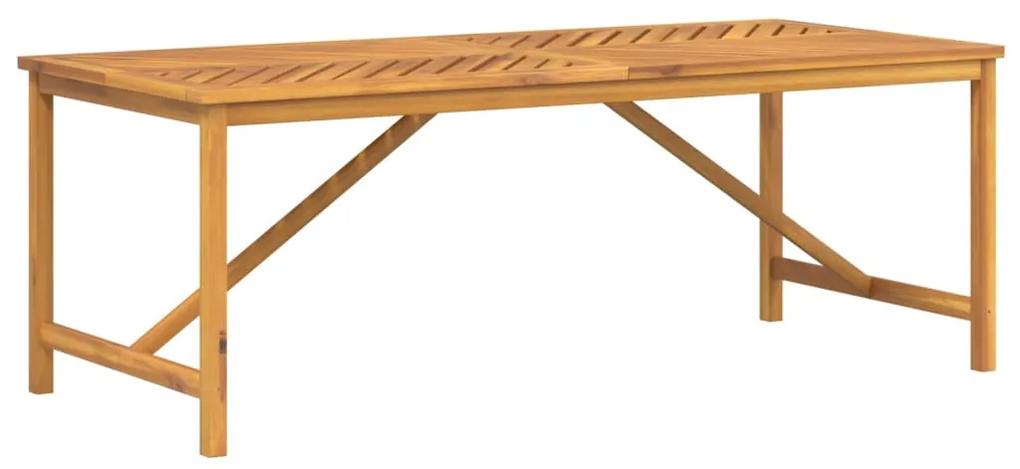 Mesa de jantar para jardim 200x90x74cm madeira de acácia maciça