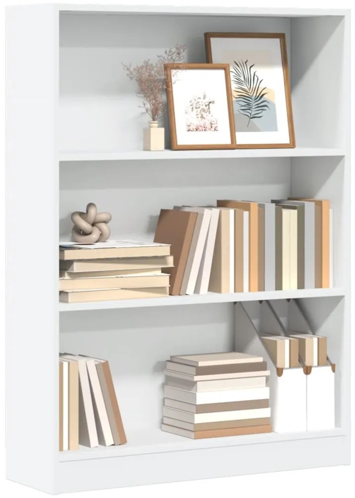 vidaXL Estante 80x24x109 cm derivados de madeira branco