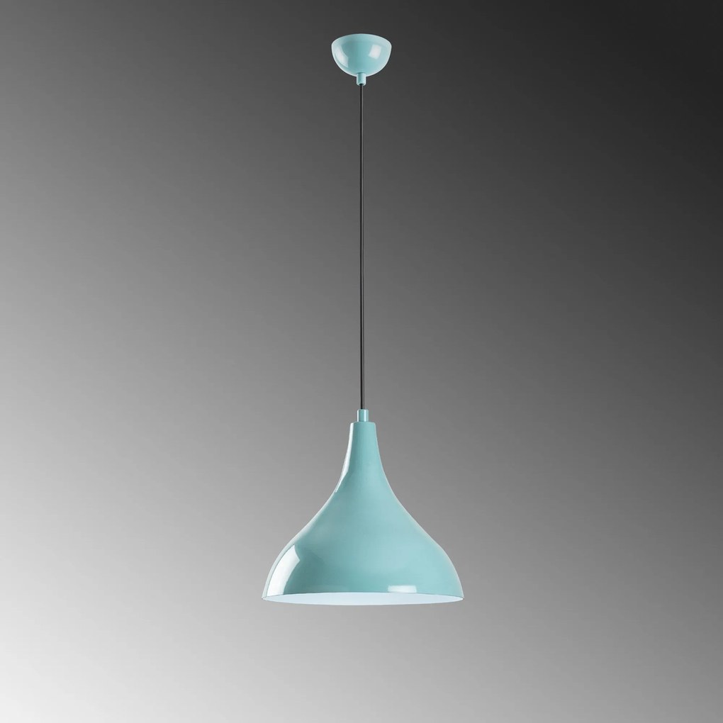 Candeeiro de Teto Bıtlıs – Turquesa – Ø22 h:26 cm