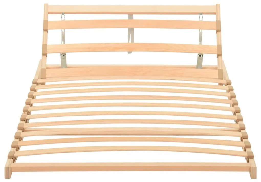 Estrado de ripas com 13 ripas cabeceira ajustável 90x200 cm