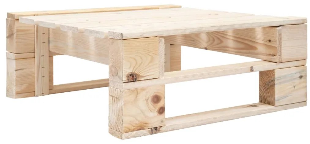 6 pcs conj. lounge paletes c/ almofadões pinho impregnado