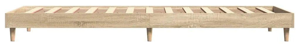 Estrutura cama s/ colchão derivados de madeira carvalho sonoma