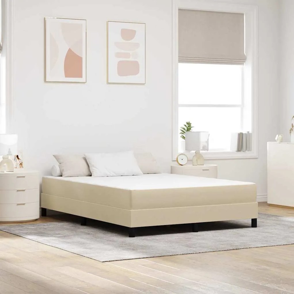 vidaXL Colchão de Cama com colchão Sálvia 160 x 200 cm tecido