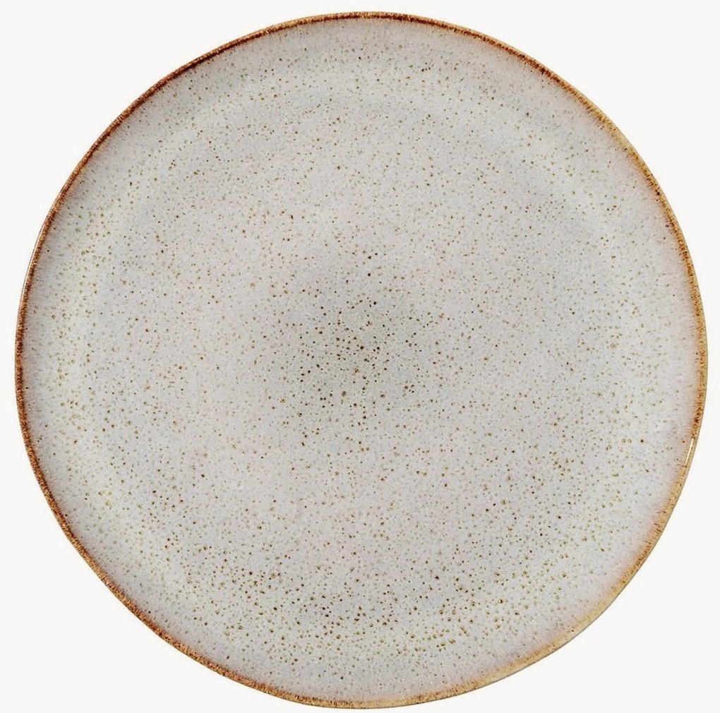 Pratos de sobremesa artesanais Sandrine, conjunto de 6