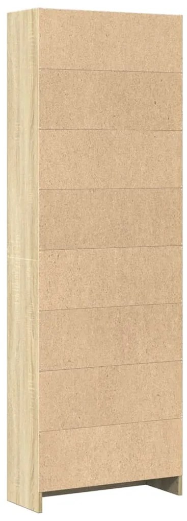 Estante 60x24x176 cm derivados de madeira carvalho sonoma
