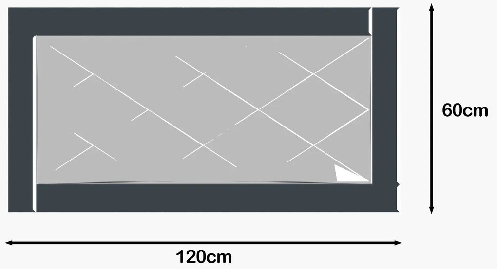Espelho Pierre – Fumado – 60 cm x 120 cm