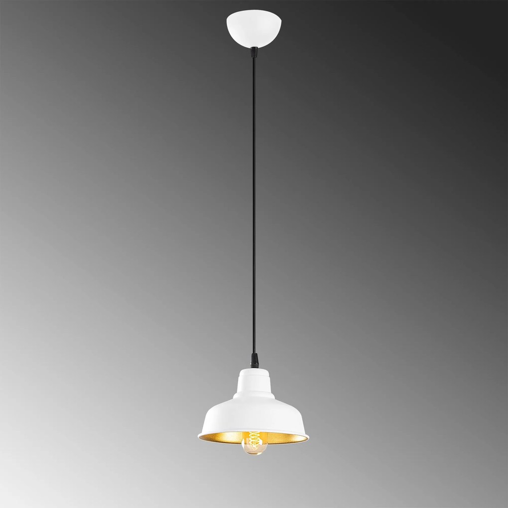 Chandelier Berceste – Branco – 19 x 19 cm