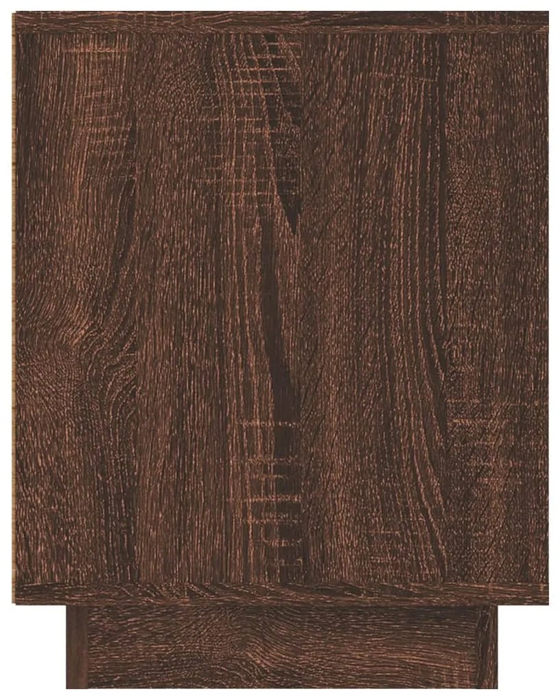 Móvel de TV 80x35x45 cm derivados de madeira carvalho castanho