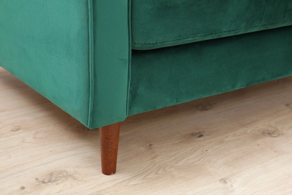Sofá de 3 Lugares Rome – Verde – 215 cm x 90 cm x 70 cm