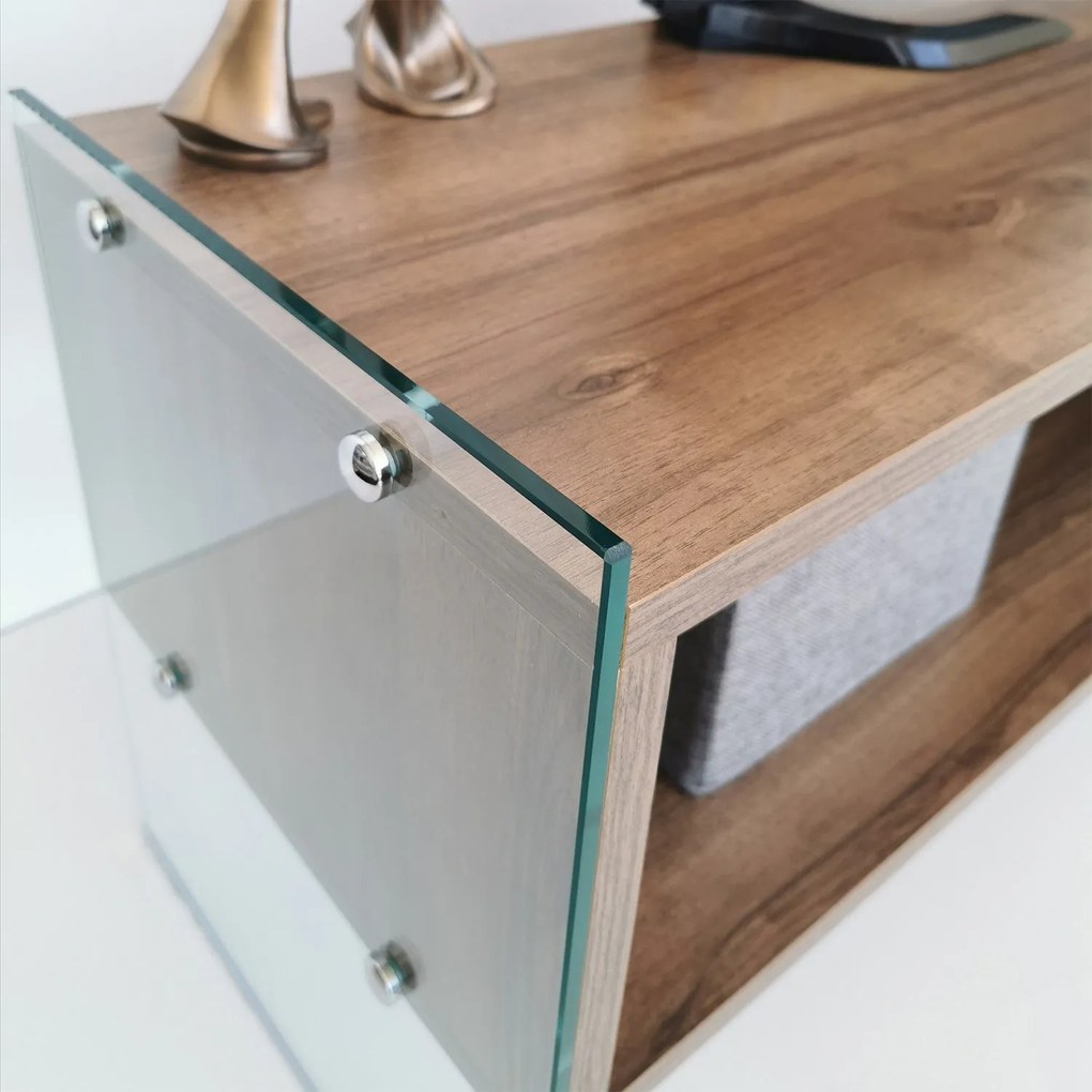 Móvel para TV TV404 – Nogueira – 120x45x35 cm