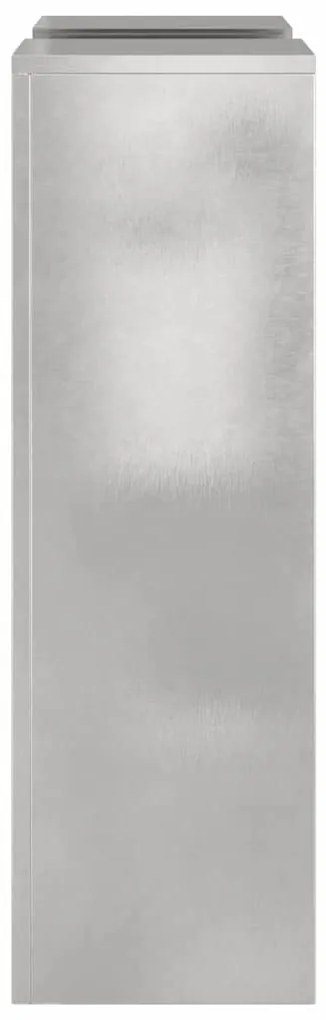 Suportes para Plantas de Exterior vidaXL Pilar 2 pcs 24x24x75 cm Aço I