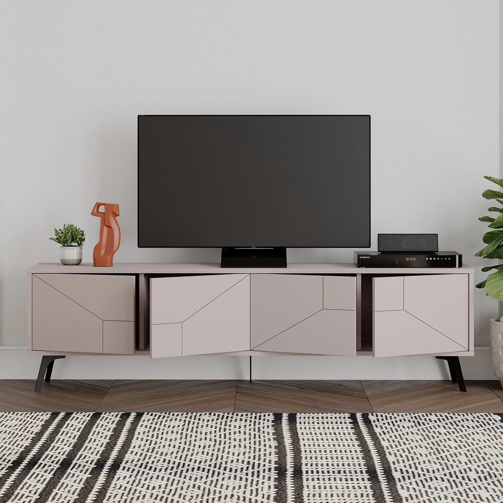 Estante Lima – Nogueira e Antracite – 90x180x20 cm