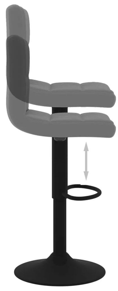 Bancos de bar 2 pcs veludo cinzento-escuro