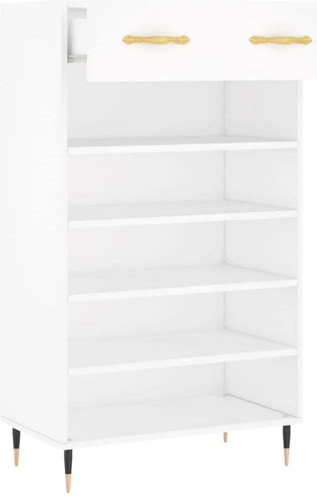 Sapateira 60x35x105 cm derivados de madeira branco