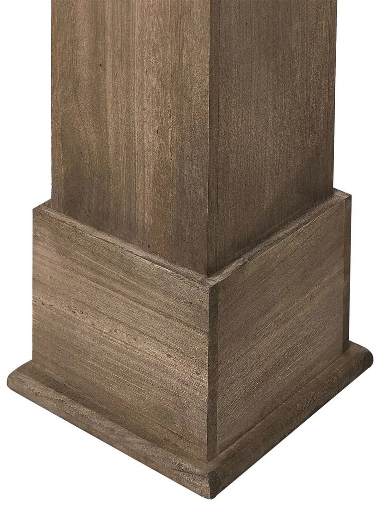 Cornija para lareira castanha clara NARNIA Beliani