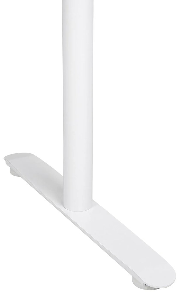 Secretária elevatória eletricamente ajustável preta e branca 180 x 80 cm DESTINAS Beliani