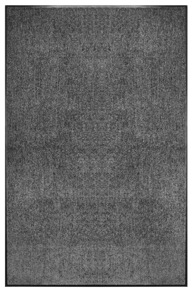 323420 vidaXL Tapete de porta lavável 120x180 cm antracite