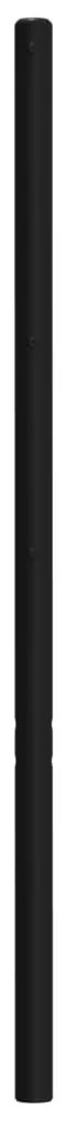 Cabeceira de cama 90 cm metal preto