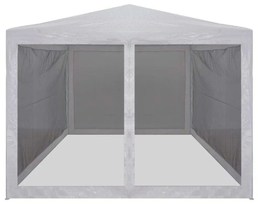 Tenda para festas com 4 paredes laterais em rede 3x3 m