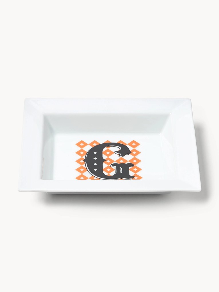 Westwing Collection x MEISSEN, Vide-Poche com decoração artesanal Intials