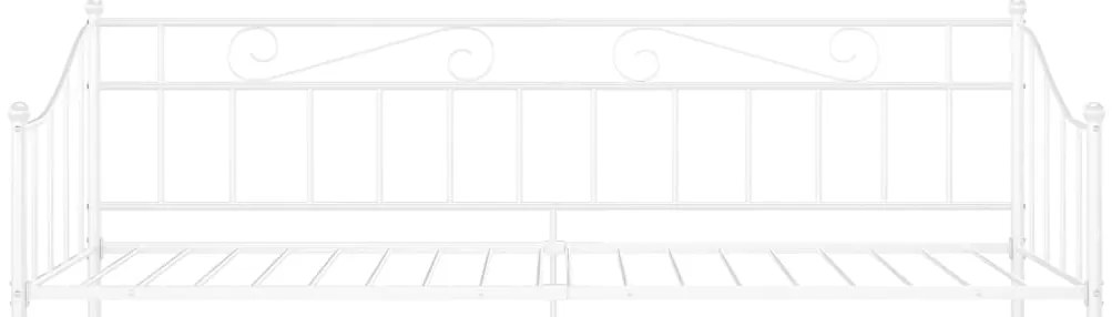 Sofá-cama 90x200 cm metal branco