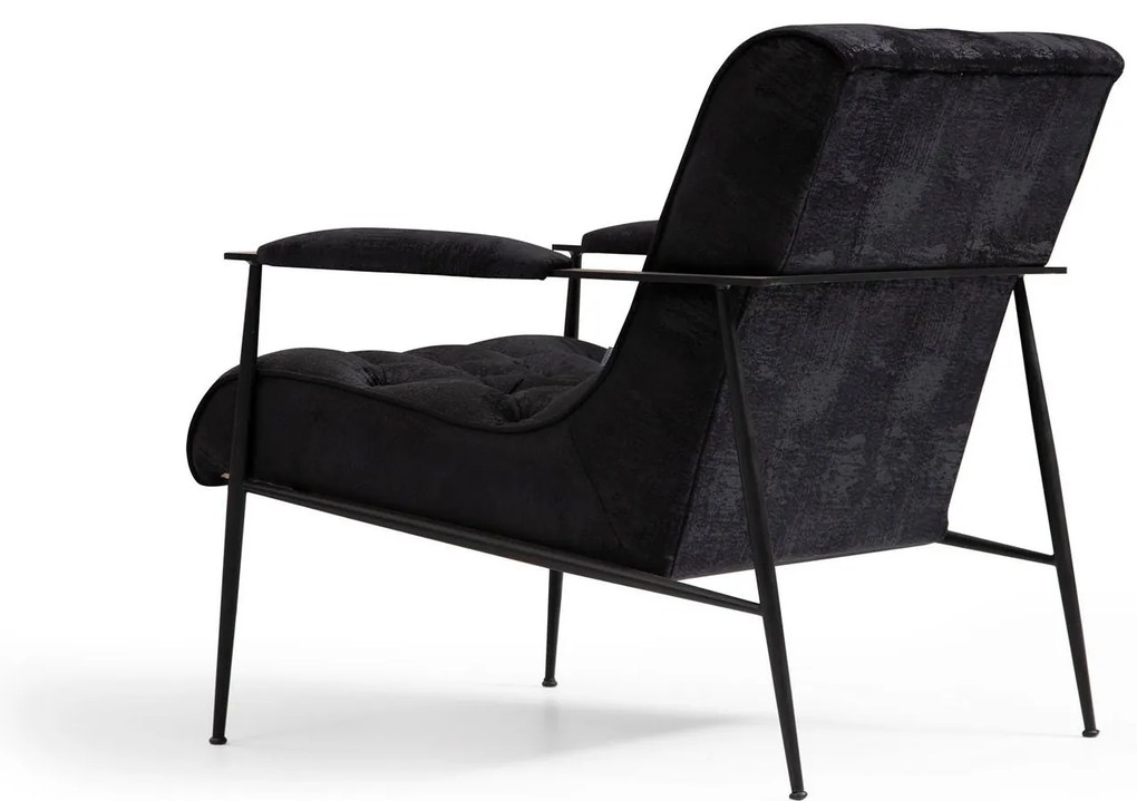 Cadeira Wing Matilda – Preto – 75x80x85 cm