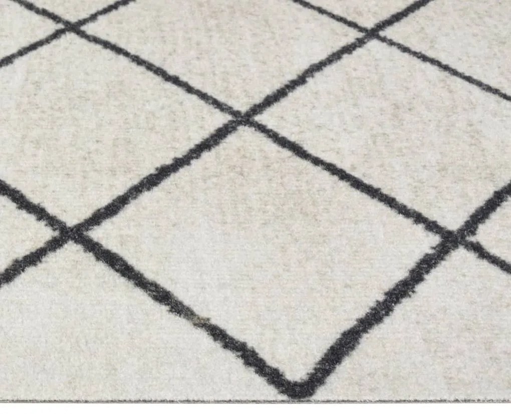 Tapete de cozinha lavável 45x150 cm veludo padrão quadrados