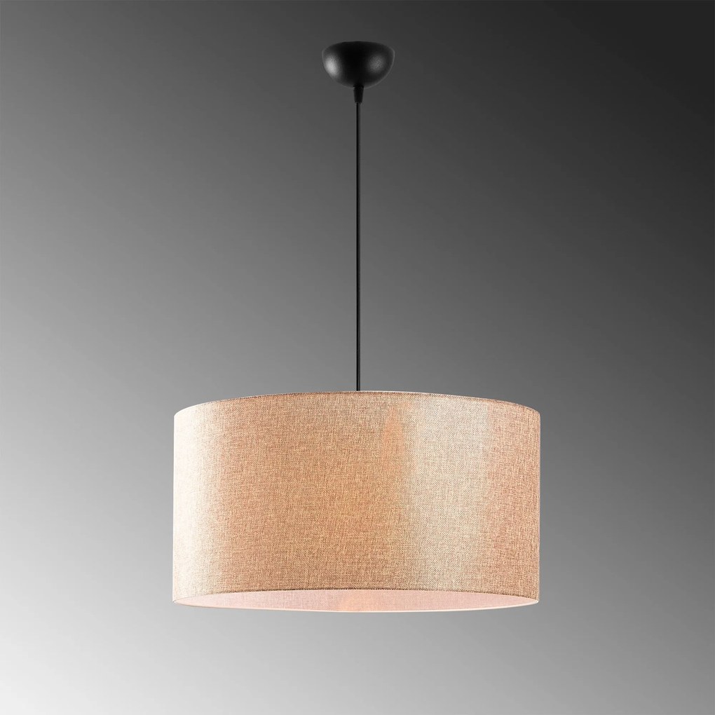 Candeeiro de Teto Abajur – Creme – 50 x 50 cm
