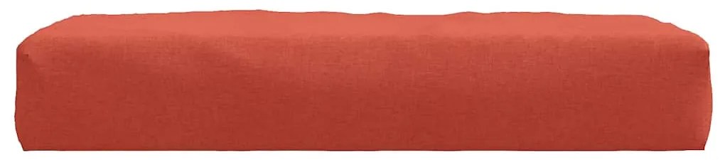 Almofadão p/ paletes 60x60x9,5 cm mesclado tecido vermelho