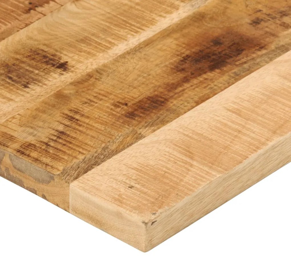 Tampo de mesa retangular 70x50x2,5 cm mangueira áspera maciça