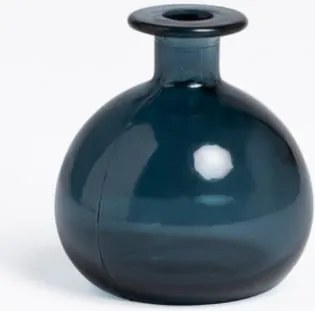 Vaso Em Vidro Reciclado Endon Azul Pacífico - Sklum