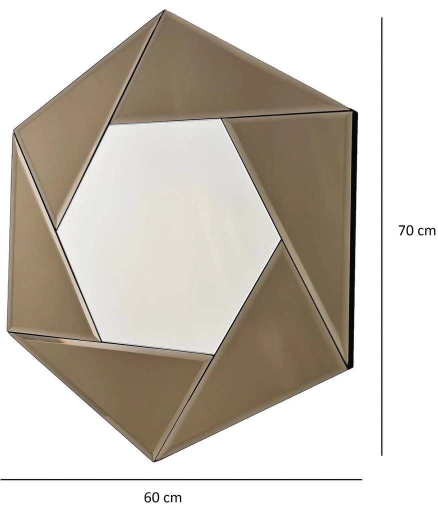 Espelho Status – Bronze – 60x70 cm