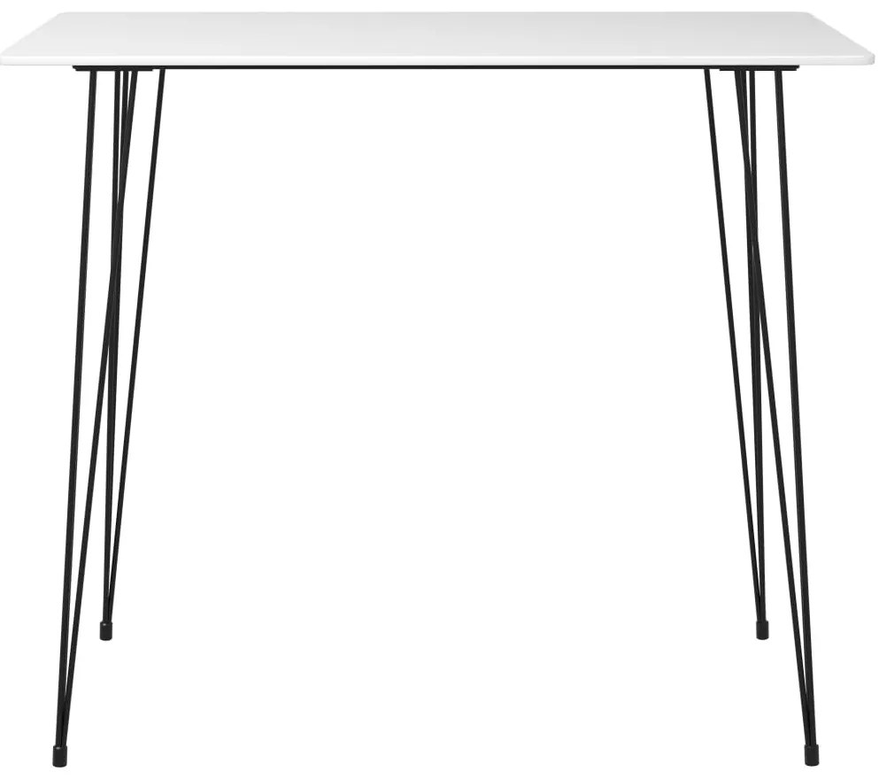 7 pcs conjunto de bar branco e preto