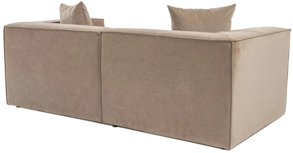 Sofá de 2 Lugares Sora – Cappuccino – 190 cm x 65 cm x 95 cm